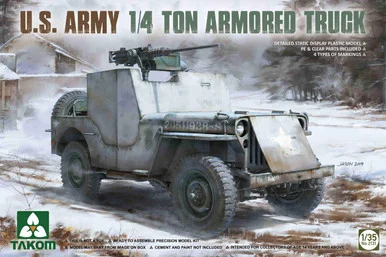 1/35 Takom US Army 1/4-Ton Armored Truck