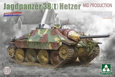 1/35 Takom Jagdpanzer 38(t) Hetzer Mid Production (No Interior)