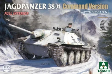 1/35 Takom Jagdpanzer 38(t) Command w/Interior Plastic Model Kit