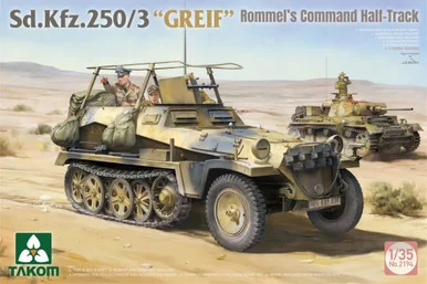 1/35 Takom Sd.Kfz.250/3 GREIF Rommel's Command Half-Track Plastic Model Kit