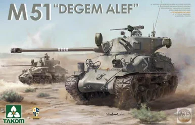 1/35 Takom Sherman M51 DEGEM ALEF Plastic Model kit