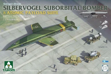 1/72 Takom Silbervogel Suborbital Bomber & Atomic Payload