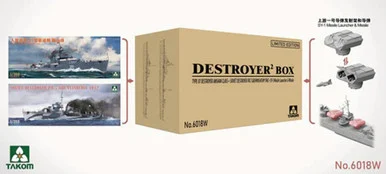 1/350 Takom Soviet Destroyer Big Box Set Plastic Model Kit Set