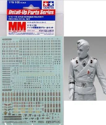 1/35 - 1/16 WWII German Military Insignia Decal Set
