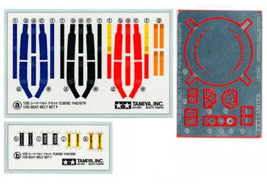 1/20 Tamiya Seat Belt Set F