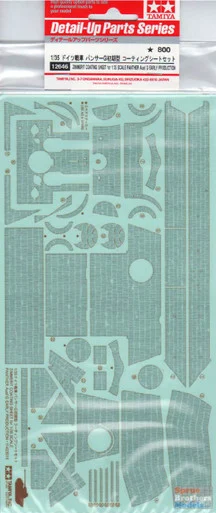 TAM12646 1:35 Tamiya Zimmerit Coating Sheet for Panther Ausf G Early Production (TAM kit)