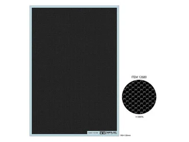 1/24 Tamiya Carbon Pattern Decal (Plain Weave/Extra Fine) - 12680