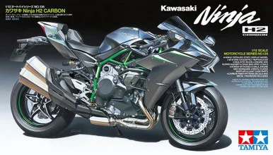 1/12 Tamiya Kawasaki Ninja H2 Carbon Motorcycle