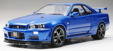 Tamiya TAM24258 Nissan Skyline GT-R (R34) V.spec II Plastic Model Kit 1/24