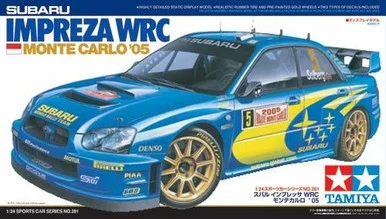 1/24 Subaru Impreza WRC Monte Carlo 2005 Race Car - Tamiya