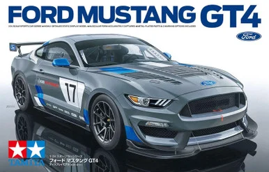 1/24 Ford Mustang GT4 Race Car Plastic Model Kit - Tamiya