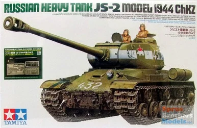 TAM25146 1:35 Tamiya Russian Heavy Tank JS-2 Model 1944 ChKZ with Aber PE and Gun Barrel #25146