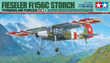 1/48 Fiseler FI156C Storch Plastic Model Kit - Tamiya