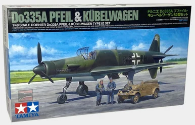 1/48 Tamiya DORNIER DO335A PFEIL w/ Kubelwagen