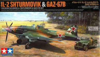 TAM25212 1:48 Tamiya IL-2 Stormovik & GAZ-67B