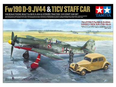 1/48 Focke-Wulf Fw190 D-9 JV44 & Citroen Traction 11CV Staff - TAM25213
