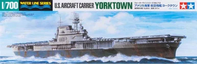1/700 USS Yorktown CV5 Aircraft Carrier Waterline - Tamiya