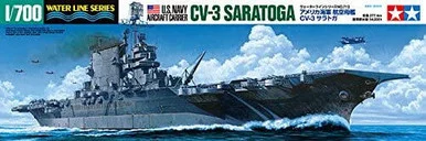 1/700 USS Saratoga CV3 Aircraft Carrier Waterline - Tamiya