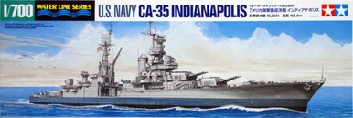 1/700 USS Indianapolis CA35 Cruiser Waterline - Tamiya