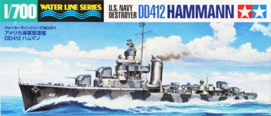 1/700 USS Hammann D412 Destroyer Waterline - Tamiya