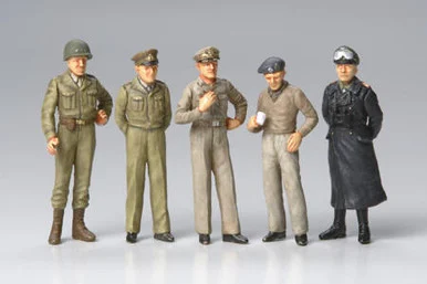 1/48 WWII Famous Generals (x5) - Tamiya