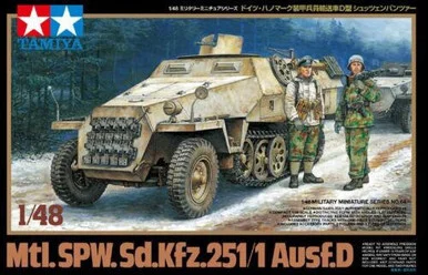 1/48 Tamiya Spw Sd.Kfz.251/1 Ausf.D Plastic Model Kit