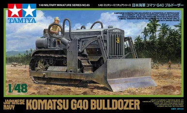 1/48 Komatsu G40 Bulldozer - Tamiya