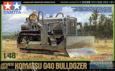 TAM32565 1:48 Tamiya Japanese Navy Komatsu G40 Bulldozer #32565