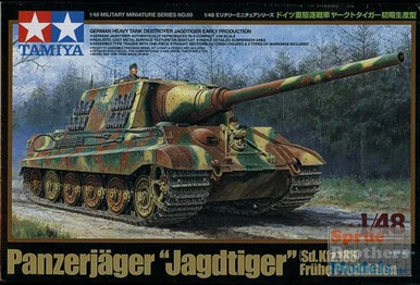 TAM32569 1:48 Tamiya SdKfz 186 Jagdtiger - Early Production #32569
