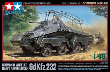 1/48 SdKfz 232 Heavy Armored Vehicle - Tamiya