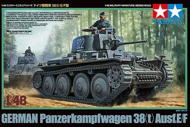 1/48 Tamiya German Panzer 38 (t) Ausf. E/F