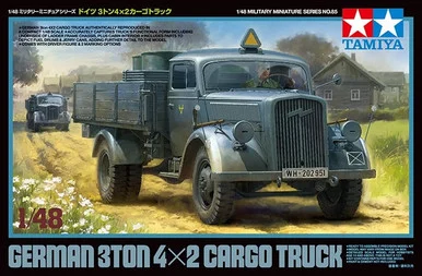 1/48 Tamiya German 3 Ton 4x2 Cargo Truck Plastic Model Kit
