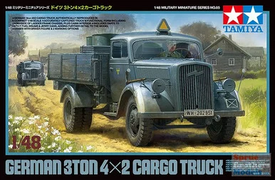 TAM32585 1:48 Tamiya German 3-ton 4x2 CargoTruck