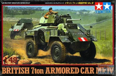 TAM32587 1:48 Tamiya British 7ton Armored Car Mk.IV