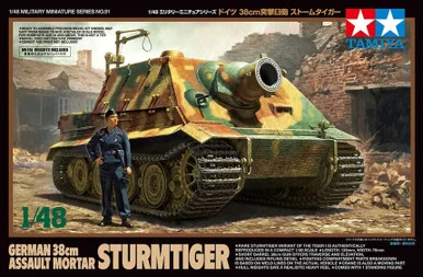 1/48 Tamiya Sturmtiger 38cm Assault Morter Plastic Model Kit