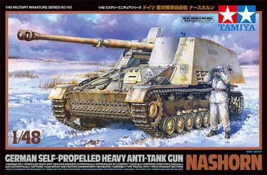 1/48 German Nashorn Self-Propelled Heavy Anti-Tank Destroyer w/8.8cm Pak 43/1 Gun