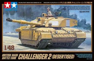 1/48 Tamiya British Challenger 2 Main Battle Tank (Desertised)