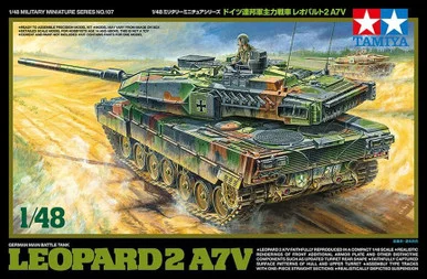 1/48 Tamiya Leopard 2 A7V Plastic Model Kit