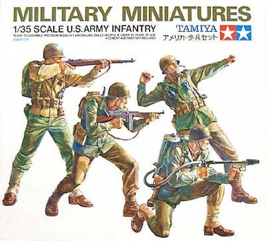 1/35 Tamiya US Army Infantry (x4)