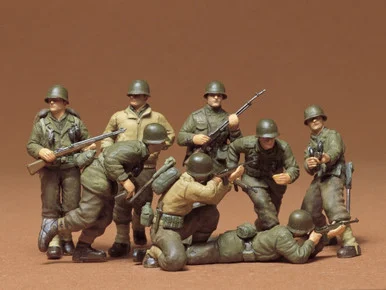 Tamiya 35048 US Infantry European Theater 1/35 Scale Model Kit