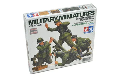 1/35 Tamiya US Gun & Mortar Team Figure Model Kit (x8)
