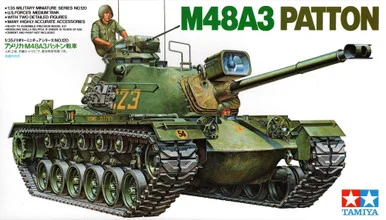 Tamiya 35120 1/35 US M48A3 Patton Tank Plastic Model