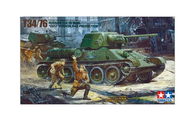 1/35 Russian T34/76 ChTZ Tank - Tamiya
