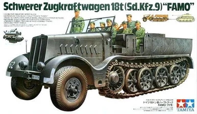 1/35 Tamiya German Famo Half Track Plastic Model Kit