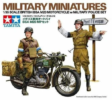 1/35 Tamiya WWII Brit.BSA M20 Krad./Mi.Police