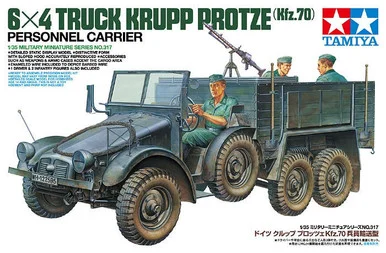 1/35 Tamiya Ger 6x4 Truck Krupp ProtZe Plastic Model Kit