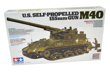 1/35 Tamiya Us Sp 155mm Gun M40 Plastic Model