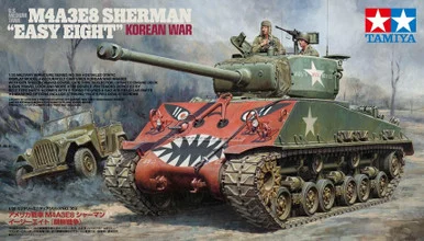 1/35 Tamiya Us Sherman Easy Eight Tank Plastic Model Kit