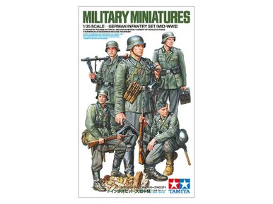1/35 Tamiya German Mid-WWII Infantry Set (x5)