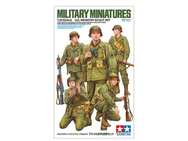 1/35 Tamiya US Infantry Scout Figures Set Plastic Model Kit
